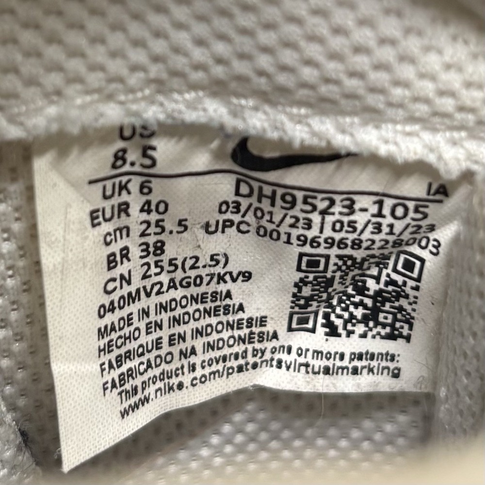 Nike Womens Waffle Debut‎ DH9523-105 White Running Shoes Sneakers Size 8.5 - Picture 8 of 8